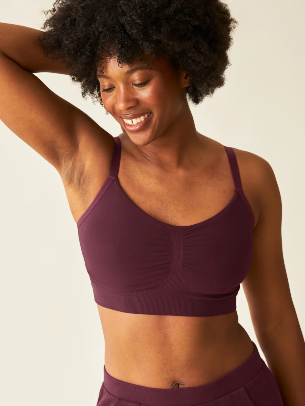 Kindred Bravely Sublime Bamboo Hands-Free Pumping Lounge & Sleep Bra Busty small